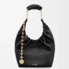 Kleine Squeeze-tas van zacht nappa-lamsleer Kleine Squeeze-tas van zacht nappa-lamsleer