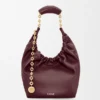 Kleine Squeeze-tas van zacht nappa-lamsleer Kleine Squeeze-tas van zacht nappa-lamsleer
