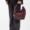 Kleine Squeeze-tas van zacht nappa-lamsleer Kleine Squeeze-tas van zacht nappa-lamsleer