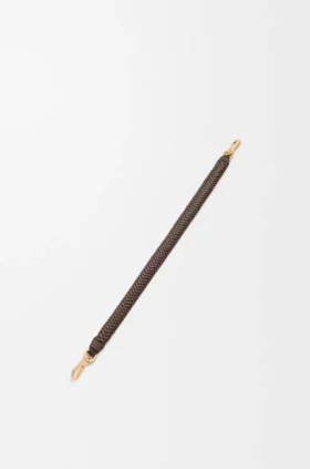 Korte ‘Arrow’-riem van klassiek kalfsleer