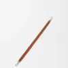 Korte ‘Arrow’-riem van klassiek kalfsleer Korte ‘Arrow’-riem van klassiek kalfsleer
