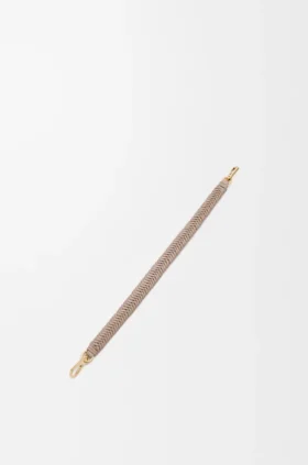Korte ‘Arrow’-riem van klassiek kalfsleer