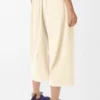Korte broek met riemen van katoen en zijde Korte broek met riemen van katoen en zijde