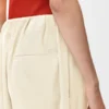 Korte broek met riemen van katoen en zijde Korte broek met riemen van katoen en zijde