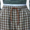 Korte broek van een mix van viscose en linnen Korte broek van een mix van viscose en linnen