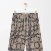 Korte broek van jacquard-badstof Korte broek van jacquard-badstof