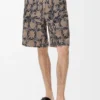 Korte broek van jacquard-badstof Korte broek van jacquard-badstof