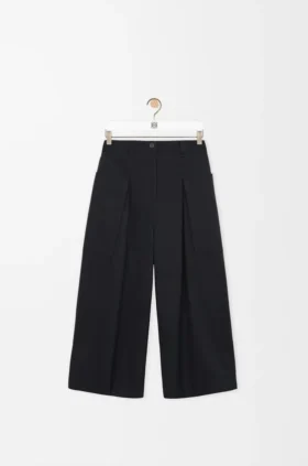Korte broek van katoen en zijde Korte broek van katoen en zijde
