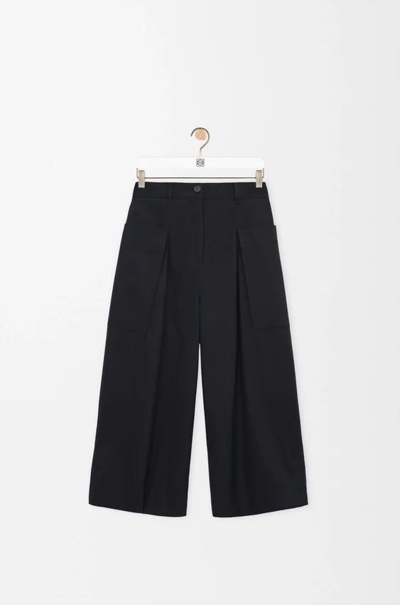 Korte broek van katoen en zijde Korte broek van katoen en zijde