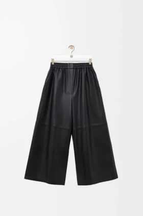 Korte broek van nappa-lamsleer Korte broek van nappa-lamsleer