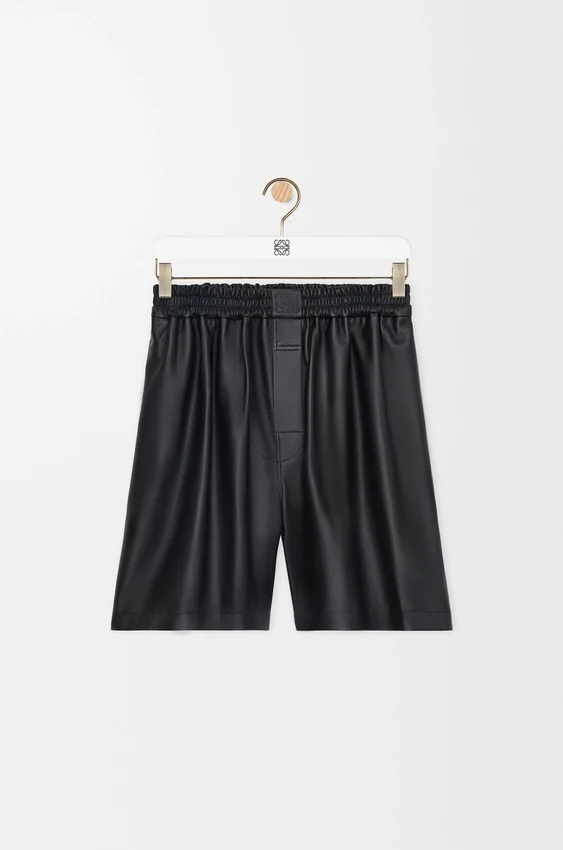 Korte broek van nappa-lamsleer Korte broek van nappa-lamsleer