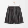 Korte broek van nappa-lamsleer Korte broek van nappa-lamsleer