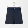 Korte broek van nappa-lamsleer