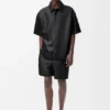 Korte broek van nappa-lamsleer Korte broek van nappa-lamsleer