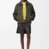 Korte broek van nappa-lamsleer Korte broek van nappa-lamsleer