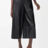 Korte broek van nappa-lamsleer Korte broek van nappa-lamsleer