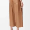 Korte broek van nappa-lamsleer