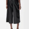 Korte broek van nappa-lamsleer Korte broek van nappa-lamsleer