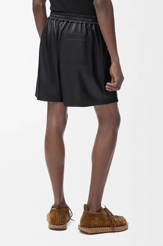 Korte broek van nappa-lamsleer Korte broek van nappa-lamsleer