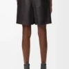 Korte broek van nappa-lamsleer Korte broek van nappa-lamsleer