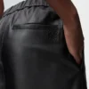 Korte broek van nappa-lamsleer Korte broek van nappa-lamsleer