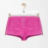 Korte broek van suède geitenleer