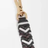 Korte riem met pijlmotief van kalfsleer Korte riem met pijlmotief van kalfsleer