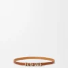 Loewe-armband met dubbele wikkel in kalfsleer Loewe-armband met dubbele wikkel in kalfsleer