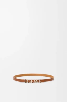 Loewe-armband met dubbele wikkel in kalfsleer Loewe-armband met dubbele wikkel in kalfsleer
