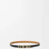 Loewe-armband met dubbele wikkel in kalfsleer Loewe-armband met dubbele wikkel in kalfsleer