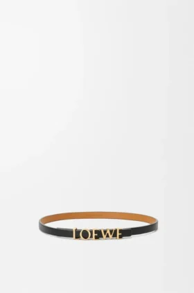 Loewe-armband met dubbele wikkel in kalfsleer Loewe-armband met dubbele wikkel in kalfsleer