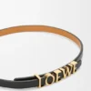 Loewe-armband met dubbele wikkel in kalfsleer Loewe-armband met dubbele wikkel in kalfsleer