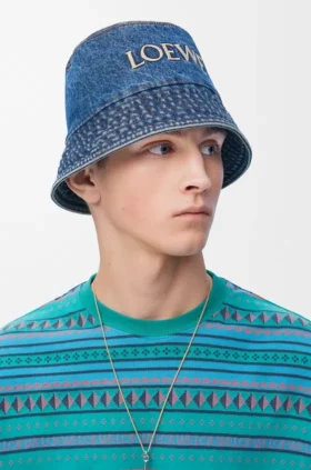 Loewe buckethoed van denim