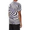Loewe gestreept katoenen T-shirt met korte mouwen voor heren, wit en blauw, H526341X72-2091