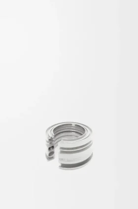 Loewe grafische ring van sterlingzilver