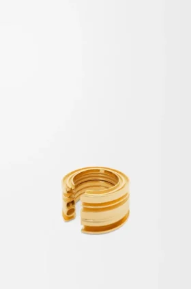Loewe grafische ring van sterlingzilver