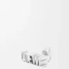 Loewe Graphic enkele oorbel van sterlingzilver Loewe Graphic enkele oorbel van sterlingzilver