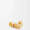 Loewe Graphic enkele oorbel van sterlingzilver Loewe Graphic enkele oorbel van sterlingzilver