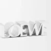 Loewe Graphic enkele oorbel van sterlingzilver Loewe Graphic enkele oorbel van sterlingzilver