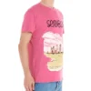 Loewe roze T-shirt met korte mouwen voor heren H6109833Pc-7140