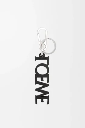 Loewe Signature-bedeltje van glad kalfsleer