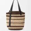 Loop-mand van raffia