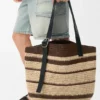 Loop-mand van raffia