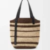 Loop-mand van raffia