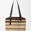 Loop-mand van raffia