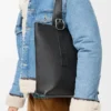 Loop Zipped Tote bag van soepel generfd kalfsleer Loop Zipped Tote bag van soepel generfd kalfsleer