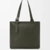 Loop Zipped Tote bag van soepel generfd kalfsleer Loop Zipped Tote bag van soepel generfd kalfsleer
