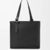 Loop Zipped Tote bag van soepel generfd kalfsleer Loop Zipped Tote bag van soepel generfd kalfsleer
