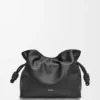Medium Flamenco-clutch van nappa-kalfsleer