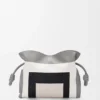 Medium Flamenco-clutch van nappa-kalfsleer